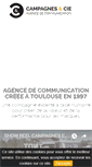 Mobile Screenshot of campagnesetcie.fr